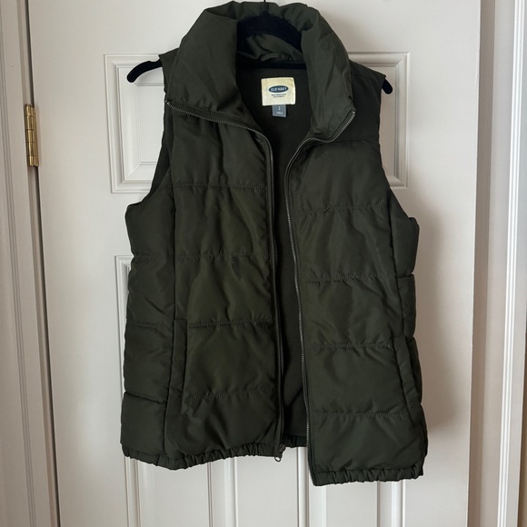Old Navy Jackets & Blazers - Old Navy Dark Green Quilted Vest